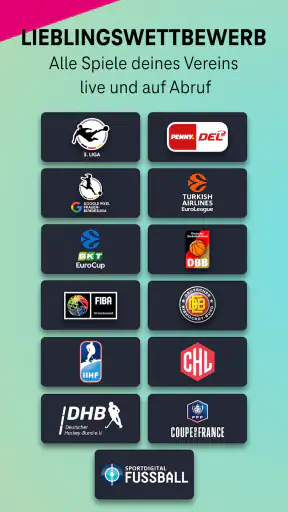 MagentaSport - Dein Live-Sport screenshot