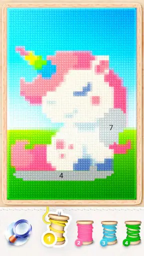 Magic Cross-Stitch: Malspiele screenshot