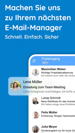 Mail, Alle E-Mail-Posteingänge screenshot