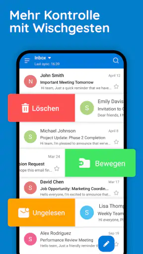 Mail, Alle E-Mail-Posteingänge screenshot
