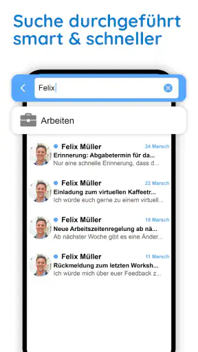 Mail, Alle E-Mail-Posteingänge screenshot