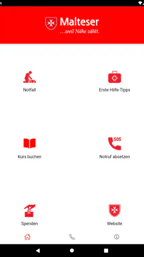 Malteser Erste-Hilfe App screenshot