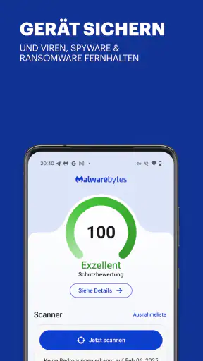 Malwarebytes Mobile Sicherheit screenshot
