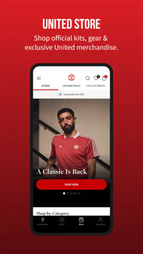Manchester United Official App screenshot