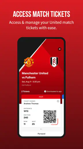 Manchester United Official App screenshot