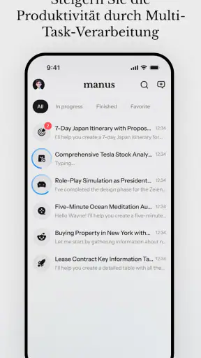 Manus AI screenshot
