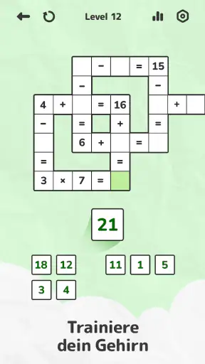 Math Crossword — Zahlenrätsel screenshot
