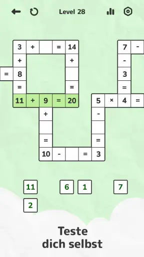 Math Crossword — Zahlenrätsel screenshot