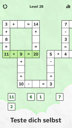 Math Crossword — Zahlenrätsel screenshot