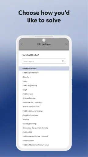 Mathway screenshot