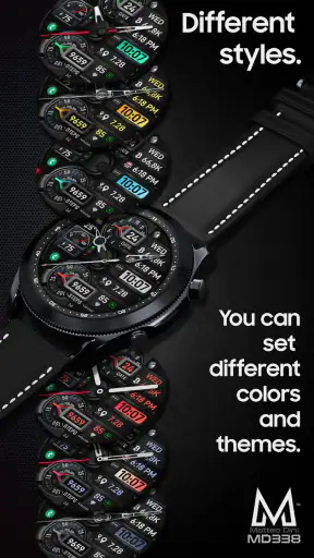 MD338 Hybrid watch face screenshot