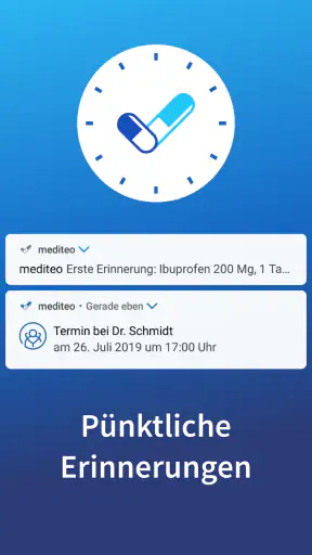 mediteo: Tabletten-Erinnerung screenshot