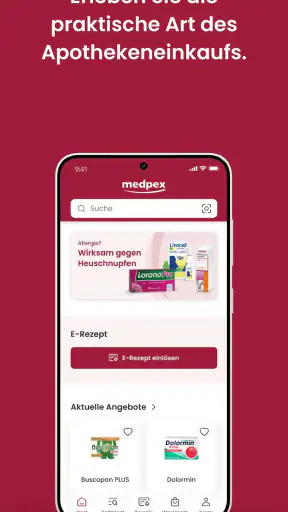 medpex Apotheken Versand screenshot
