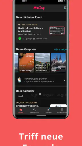 Meetup: Lokale Events screenshot