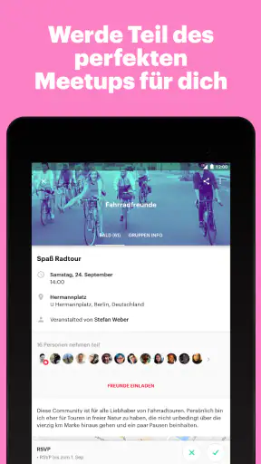 Meetup: Lokale Events screenshot