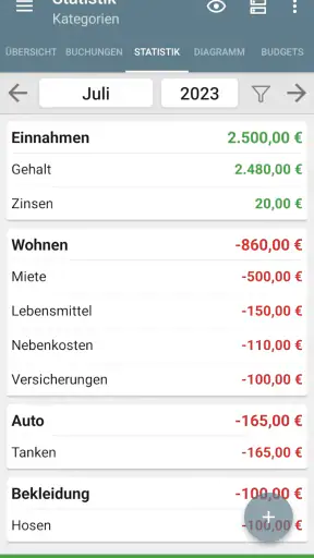 Mein Haushaltsbuch screenshot