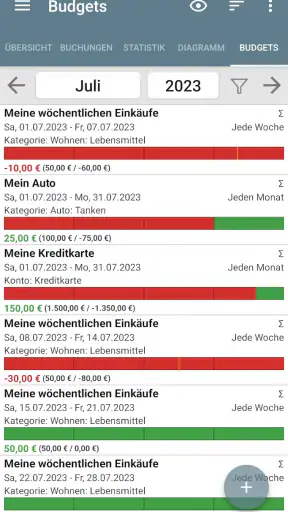 Mein Haushaltsbuch screenshot
