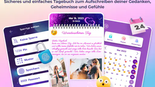 Mein Tagebuch mit Code screenshot