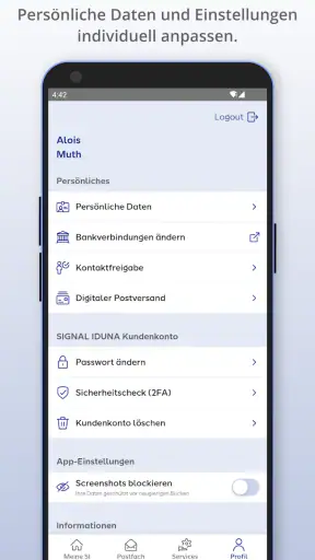 Meine SI Mobile screenshot