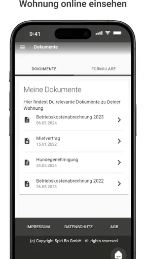 Meine WBG Lünen screenshot