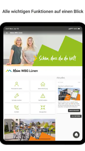 Meine WBG Lünen screenshot
