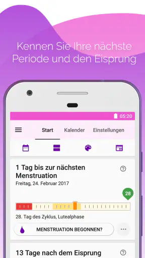 Menstruations-Kalender Lilly screenshot