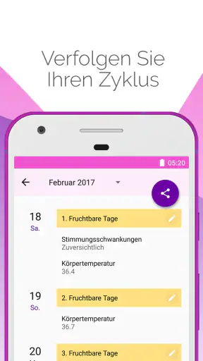 Menstruations-Kalender Lilly screenshot