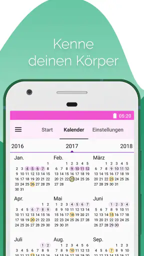 Menstruations-Kalender Lilly screenshot