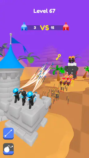 Merge Archers: Bogenschießen screenshot