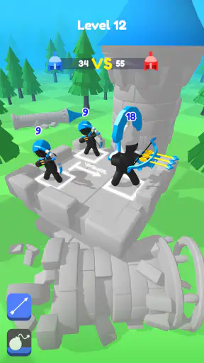 Merge Archers: Bogenschießen screenshot