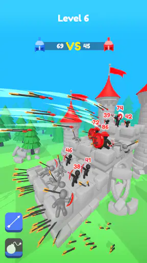 Merge Archers: Bogenschießen screenshot