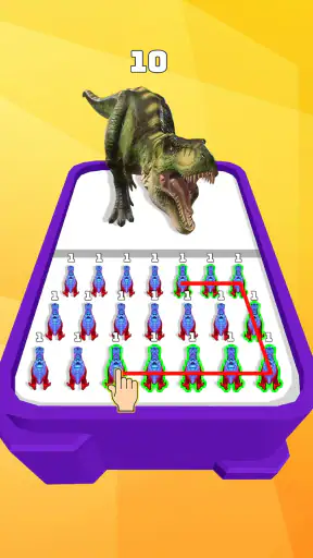 Merge Dinosaurs Battle Fight screenshot