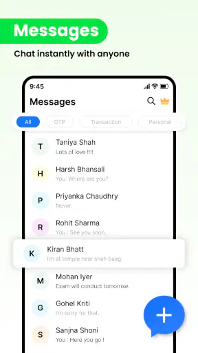 Messenger: SMS Home Launcher screenshot