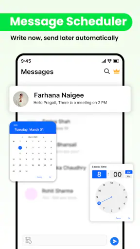 Messenger: SMS Home Launcher screenshot