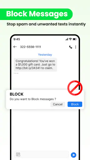 Messenger: SMS Home Launcher screenshot