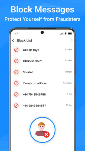 Messages: Text SMS screenshot