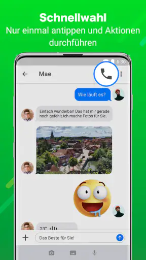 Messenger: Nachrichten, SMS screenshot