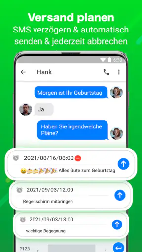 Messenger: Nachrichten, SMS screenshot