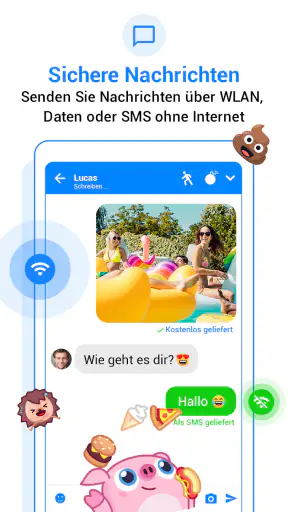Messenger SMS Textnachrichten screenshot