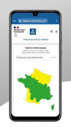 Météo-France screenshot