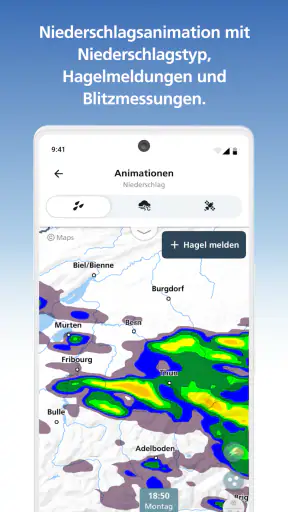 MeteoSwiss screenshot