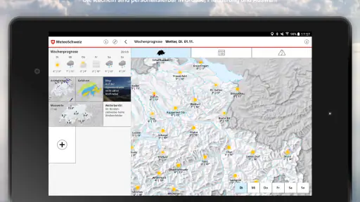 MeteoSwiss screenshot