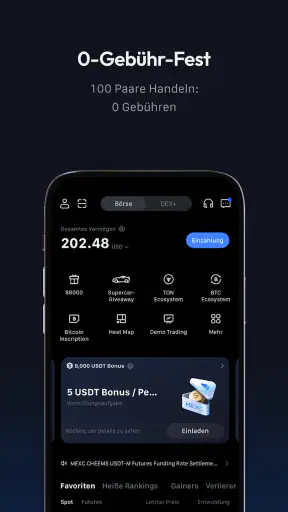 MEXC: Bitcoin & Krypto kaufen screenshot
