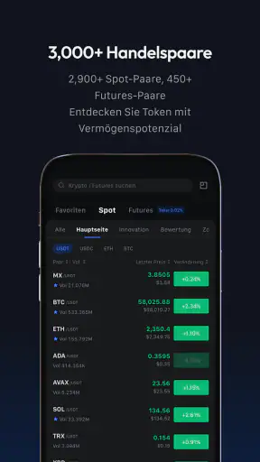 MEXC: Bitcoin & Krypto kaufen screenshot