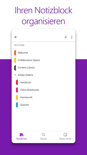 Microsoft OneNote: Save Notes screenshot