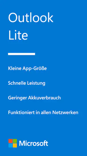Microsoft Outlook Lite: Email screenshot
