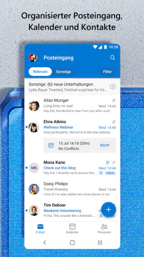Microsoft Outlook Lite: Email screenshot