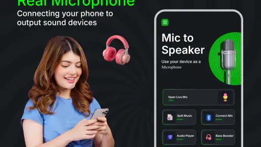 Mikrofon-zu-Lautsprecher-App screenshot