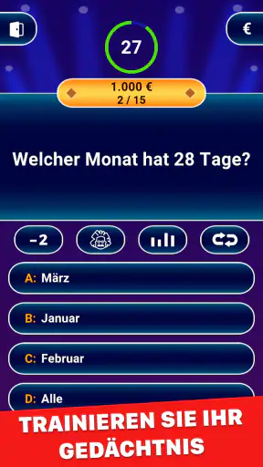 Millionär 2025: Trivia Quiz screenshot