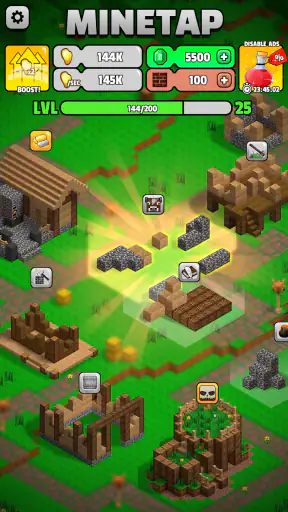 Minetap – Merge rpg clicker screenshot